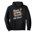Old School Hip Hop 80S 90S Cassette Hoodie - Novelty Apparel for Adults - T-Shirt, Sweatshirt, Hoodie