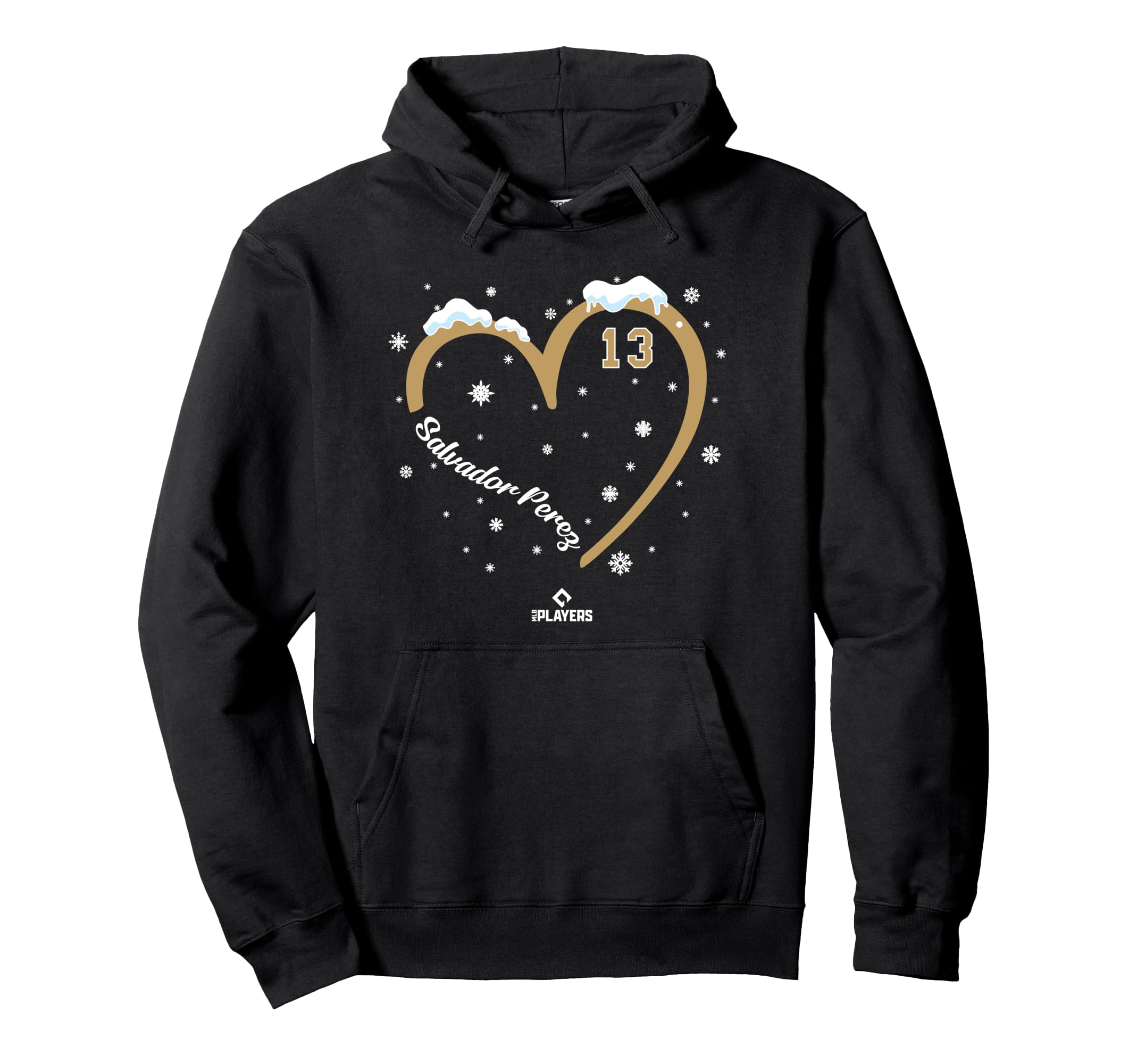 Salvador Perez Heart Kansas City Baseball Hoodie - Custom Art Print Unisex - T-Shirt, Sweatshirt, Hoodie