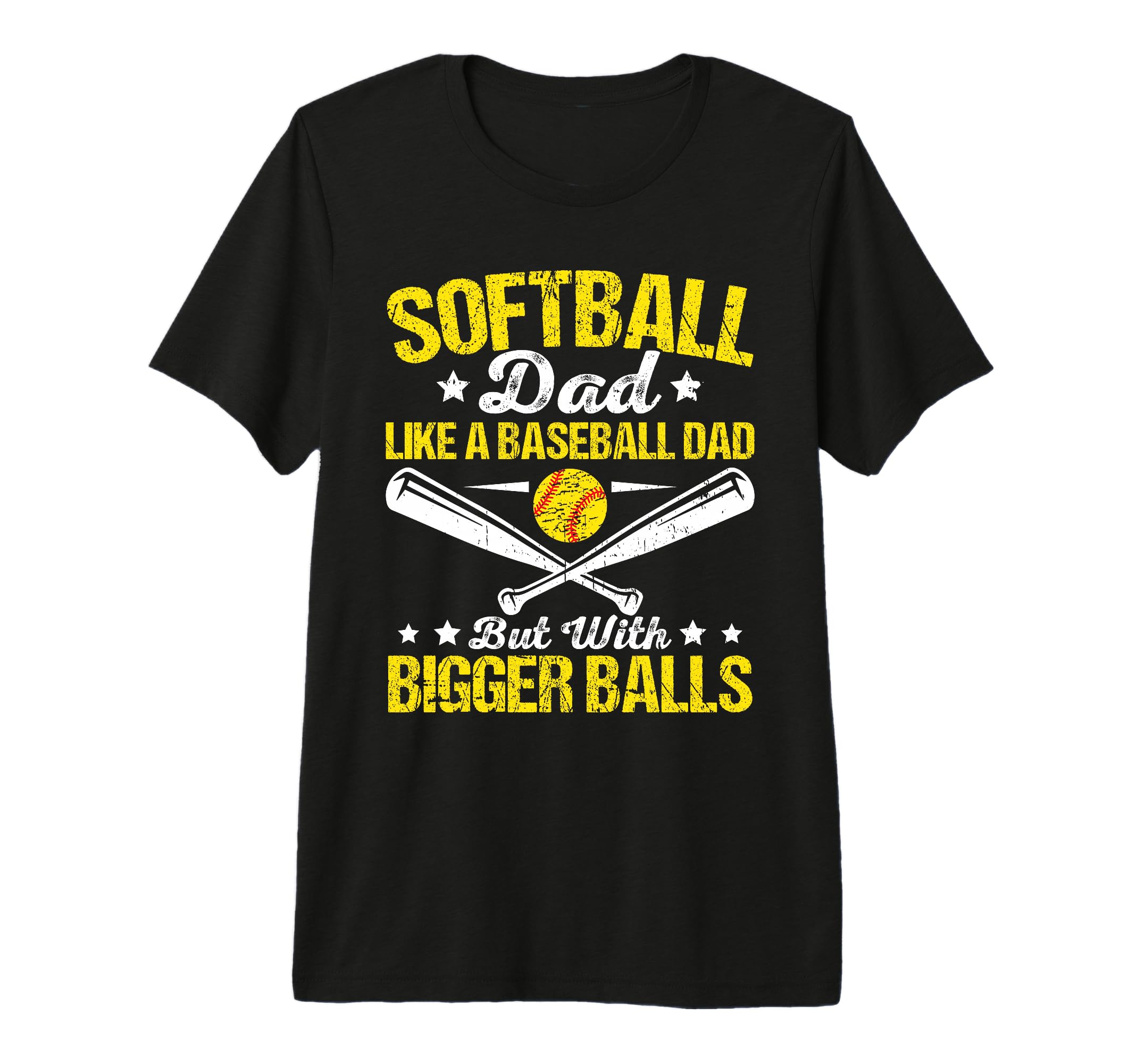 Mens Softball Dad Like Baseball Dad T-Shirt - Novelty Apparel for Adults - T-Shirt, Sweatshirt, Hoodie
