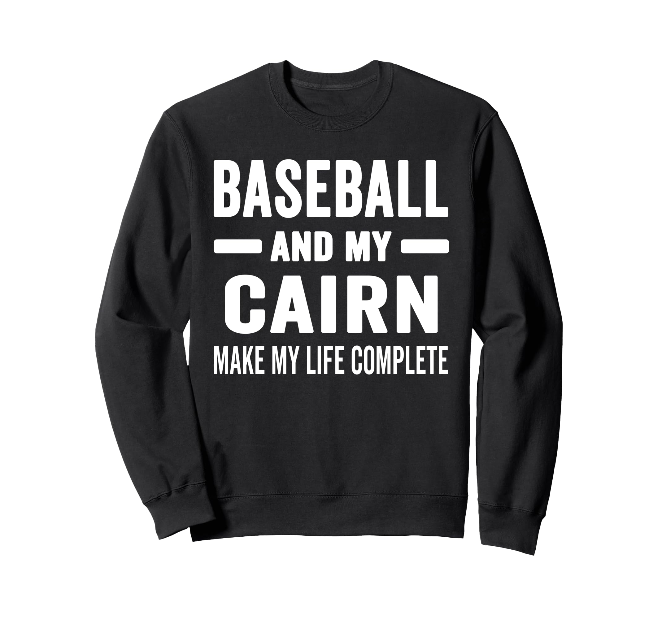 Baseball And My Cairn Mama Dog Lover Sweatshirt - Graphic Print for Adults - T-Shirt, Sweatshirt, Hoodie