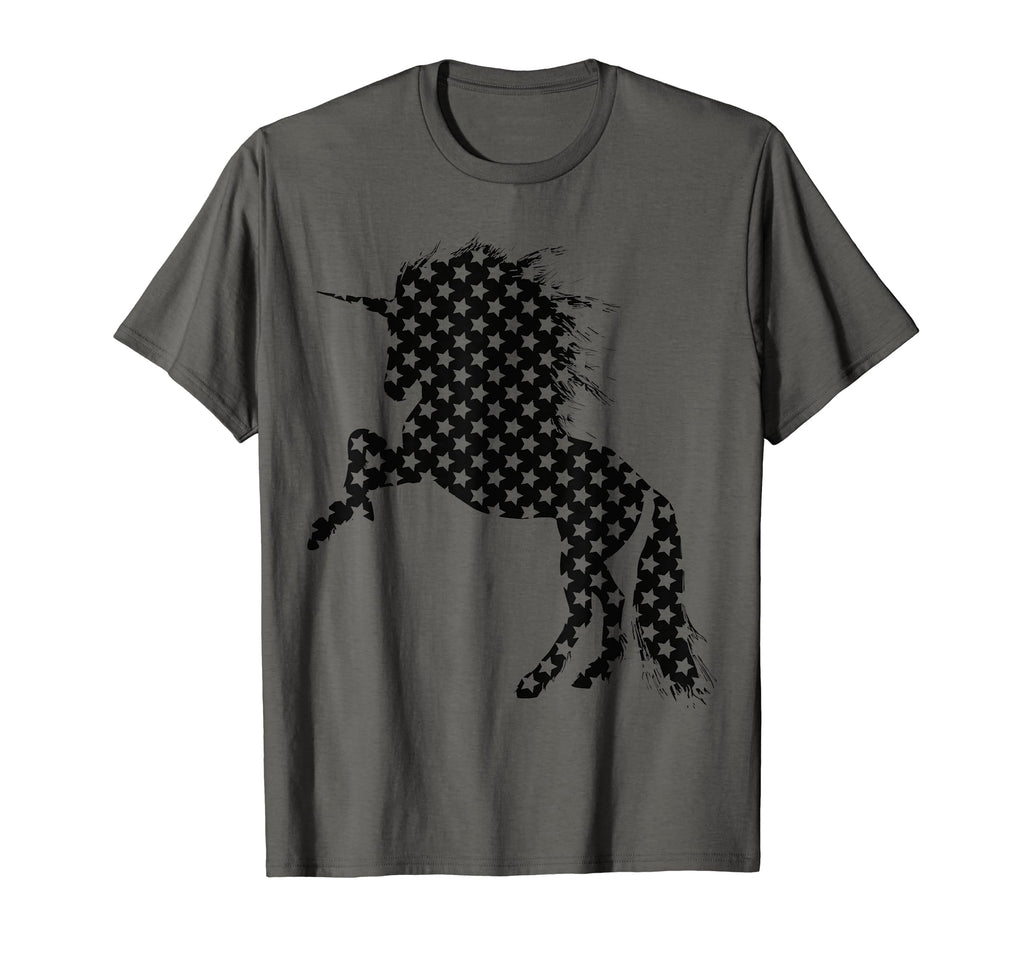 Distressed Rearing Unicorn Mom T-Shirt - Fun Novelty Design Men Women - T-Shirt, Sweatshirt, Hoodie