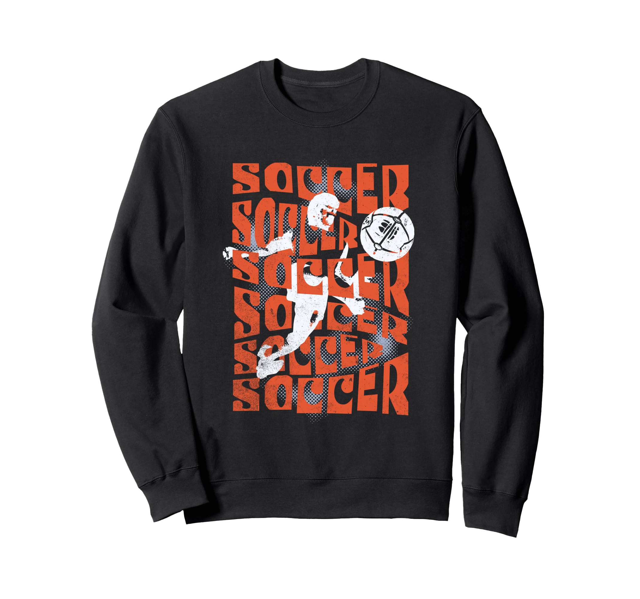 Soccer Player 60S Boho Sweatshirt - Novelty Apparel for Adults - T-Shirt, Sweatshirt, Hoodie