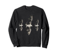 Three Bats Gothic Y2K 90S Grunge Dark Sweatshirt - Novelty Apparel Unisex - T-Shirt, Sweatshirt, Hoodie