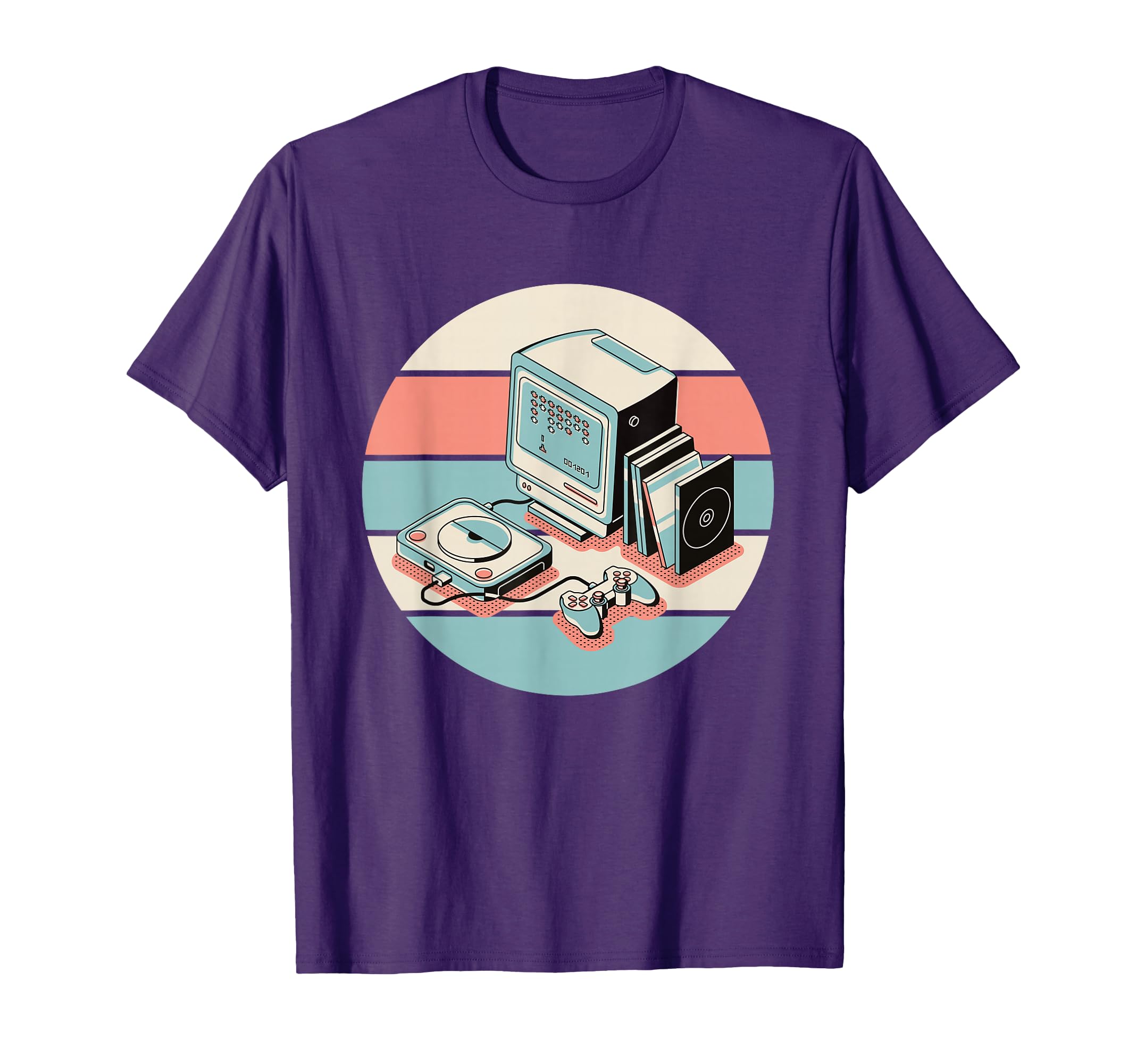 80S Gamer Arcade Machine Gaming Gift T-Shirt - Minimalist Print Men Women - T-Shirt, Sweatshirt, Hoodie