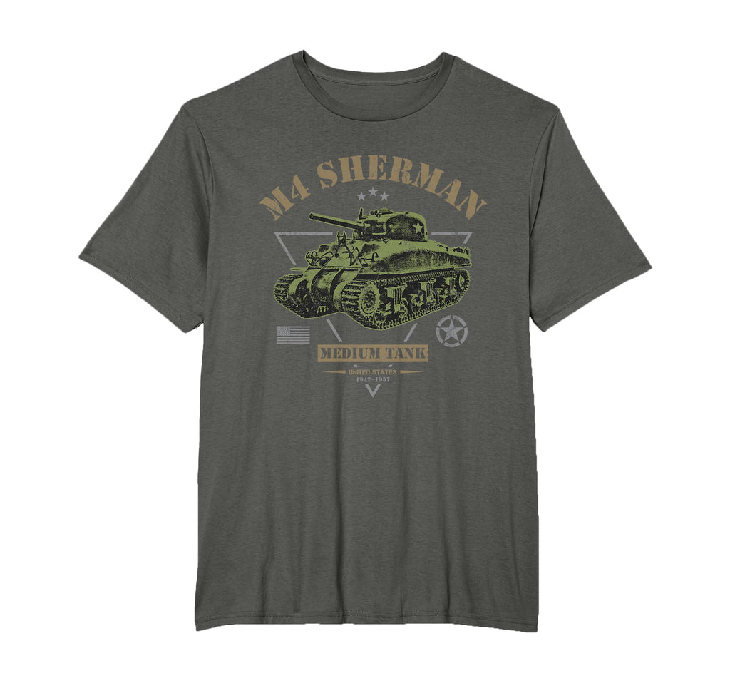 M4 Sherman Ww2 Tank T-Shirt - Custom Art Print for Adults - T-Shirt, Sweatshirt, Hoodie
