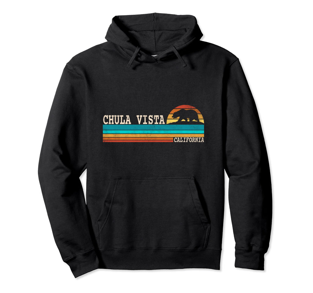 Chula Vista California State Bear Sunset Hoodie - Trendy Graphic for Adults - T-Shirt, Sweatshirt, Hoodie