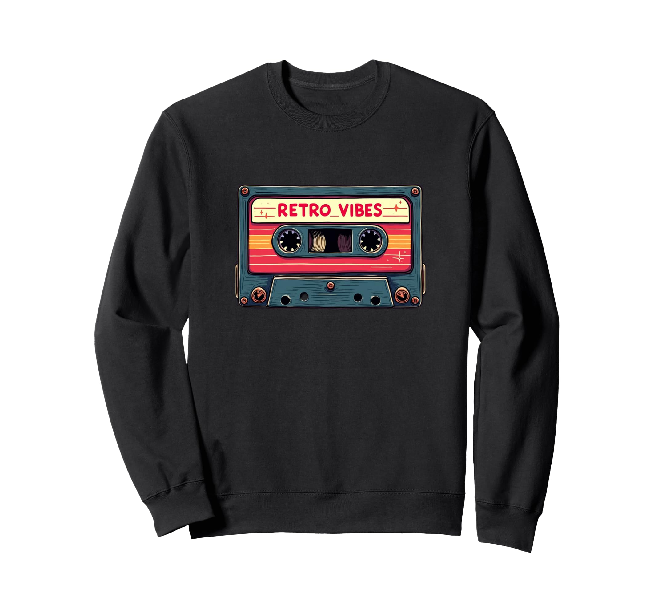 90S Fun Cassette Tape Vibe Sweatshirt - Trendy Graphic Men Women - T-Shirt, Sweatshirt, Hoodie