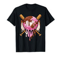 Baseball Drip Ice Cream Dripping T-Shirt - Casual Everyday Wear Unisex - T-Shirt, Sweatshirt, Hoodie