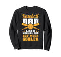 Baseball Dad Much Cooler Funny Sweatshirt - Custom Art Print Unisex - T-Shirt, Sweatshirt, Hoodie