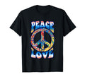 Peace Love 70S Hippie Sign Love Peace Sign T-Shirt - Novelty Apparel Unisex - T-Shirt, Sweatshirt, Hoodie