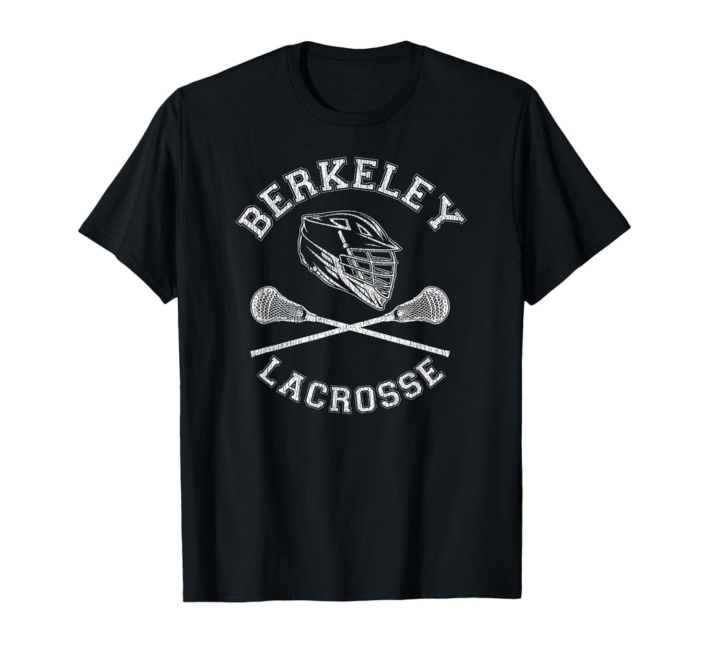 Berkeley Lacrosse Distressed Lax T-Shirt - Streetwear Style Men Women - T-Shirt, Sweatshirt, Hoodie