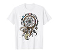 Native American Peace Love Native Blood T-Shirt - Custom Art Print Unisex - T-Shirt, Sweatshirt, Hoodie