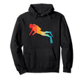 Scuba Diving Silhouette 80S Hoodie - Casual Everyday Wear for Adults - T-Shirt, Sweatshirt, Hoodie