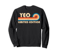 Yeo 70S 80S Sunset Stripe Sweatshirt - Casual Everyday Wear Unisex - T-Shirt, Sweatshirt, Hoodie