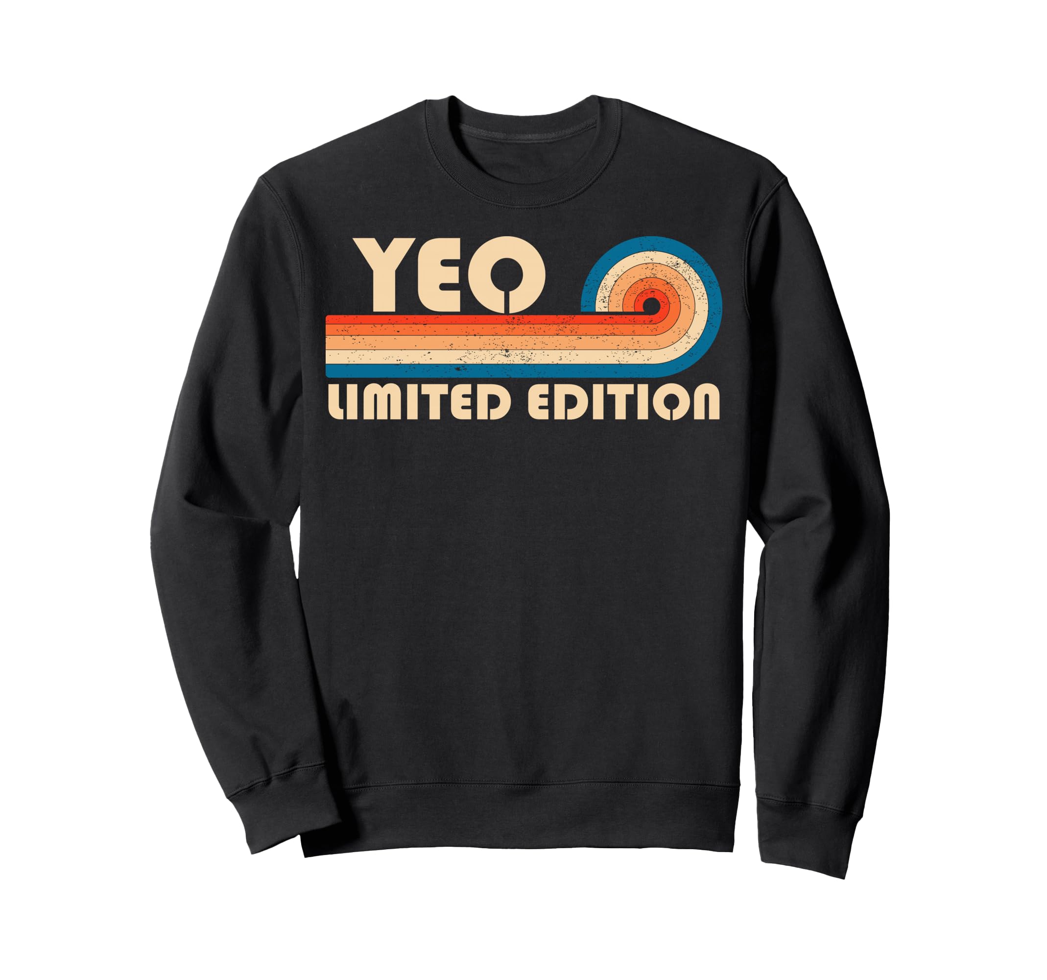 Yeo 70S 80S Sunset Stripe Sweatshirt - Casual Everyday Wear Unisex - T-Shirt, Sweatshirt, Hoodie