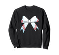 Baseball Bow Baseball Mom Mothers Day Sweatshirt - Streetwear Style Unisex - T-Shirt, Sweatshirt, Hoodie