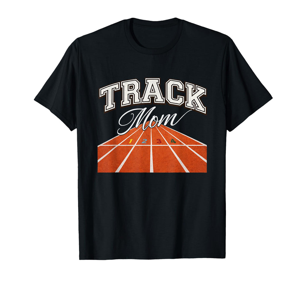 Track Mom Track Mama Game Day Sports T-Shirt - Unique Graphic for Adults - T-Shirt, Sweatshirt, Hoodie