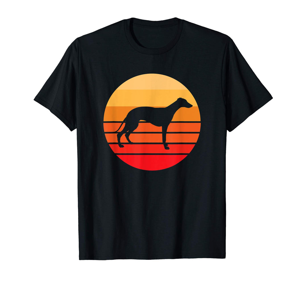 Whippet Silhouette Sunset T-Shirt - Novelty Apparel Men Women - T-Shirt, Sweatshirt, Hoodie