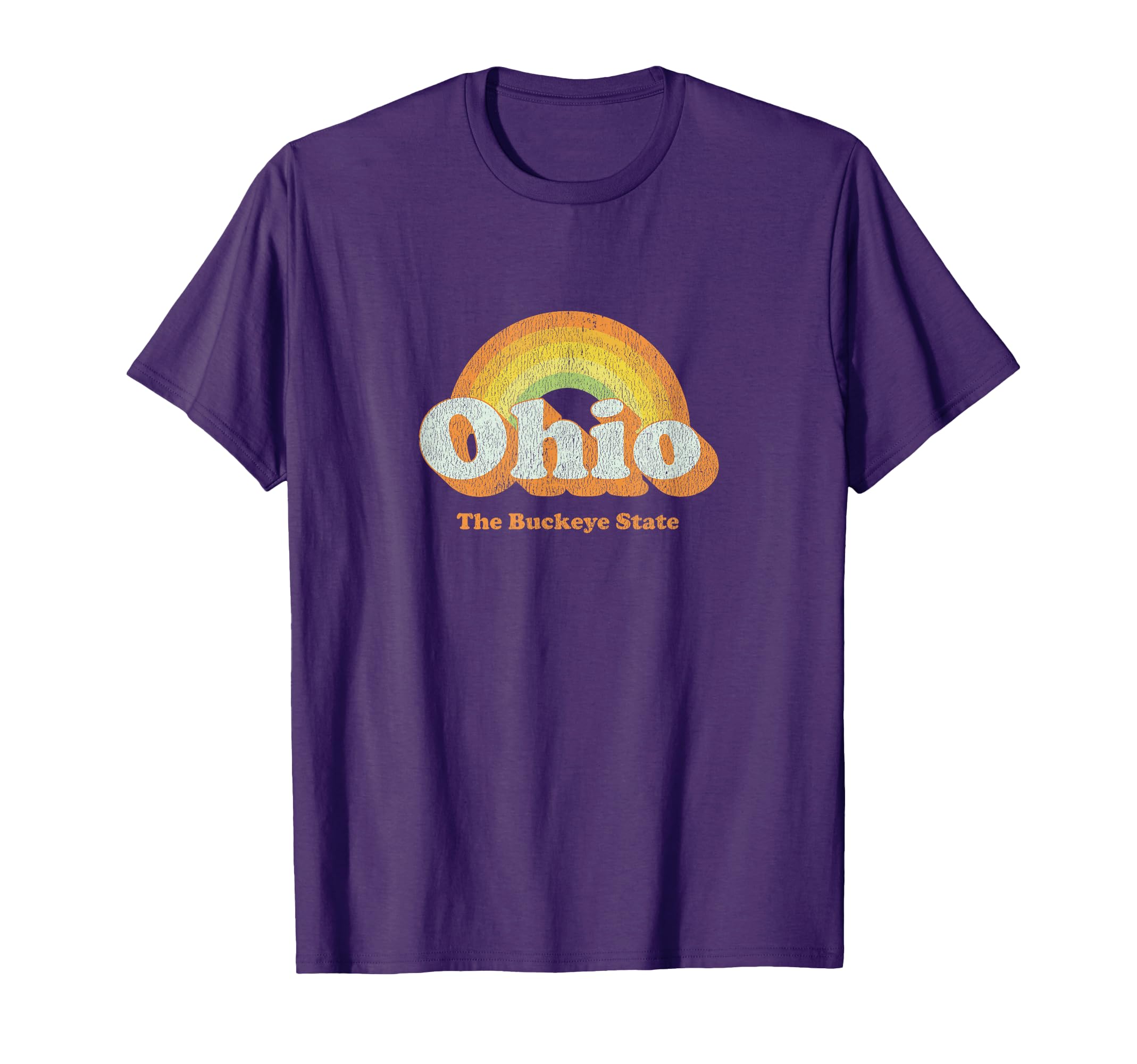 Ohio 70S Rainbow T-Shirt - Casual Everyday Wear for Adults - T-Shirt, Sweatshirt, Hoodie