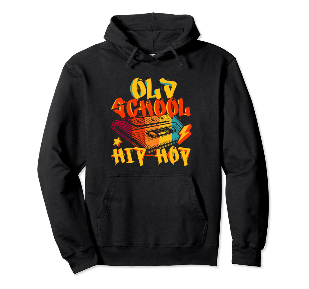 Old School 80S 90S Hip Hop Graffiti Hoodie - Novelty Apparel Men Women - T-Shirt, Sweatshirt, Hoodie