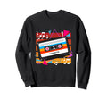 80S Music Cassette Tape Throwback Sweatshirt - Fun Novelty Design Men Women - T-Shirt, Sweatshirt, Hoodie