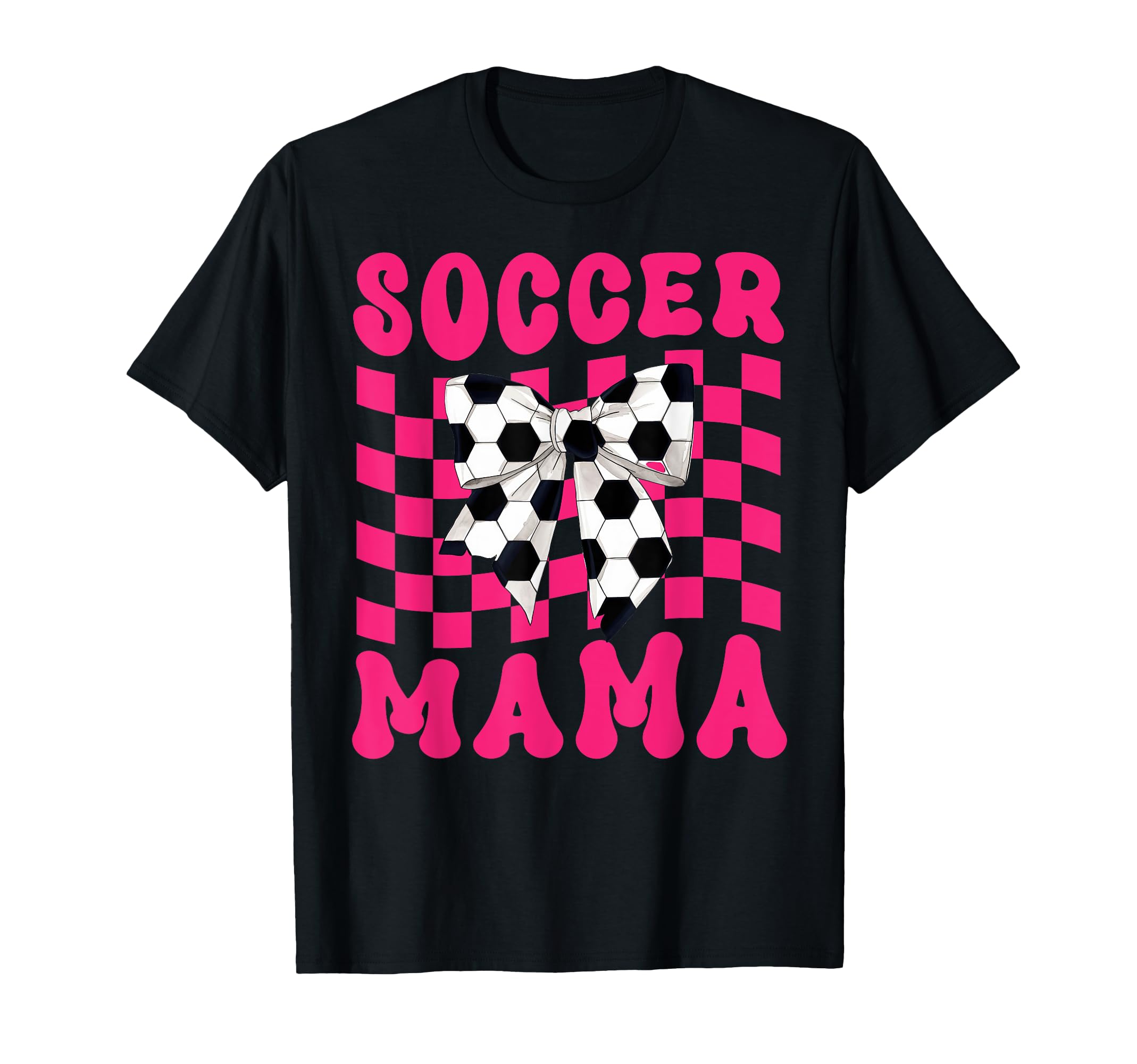Soccer Mama Coquette Bow Soccer Mom Game T-Shirt - Graphic Print Men Women - T-Shirt, Sweatshirt, Hoodie
