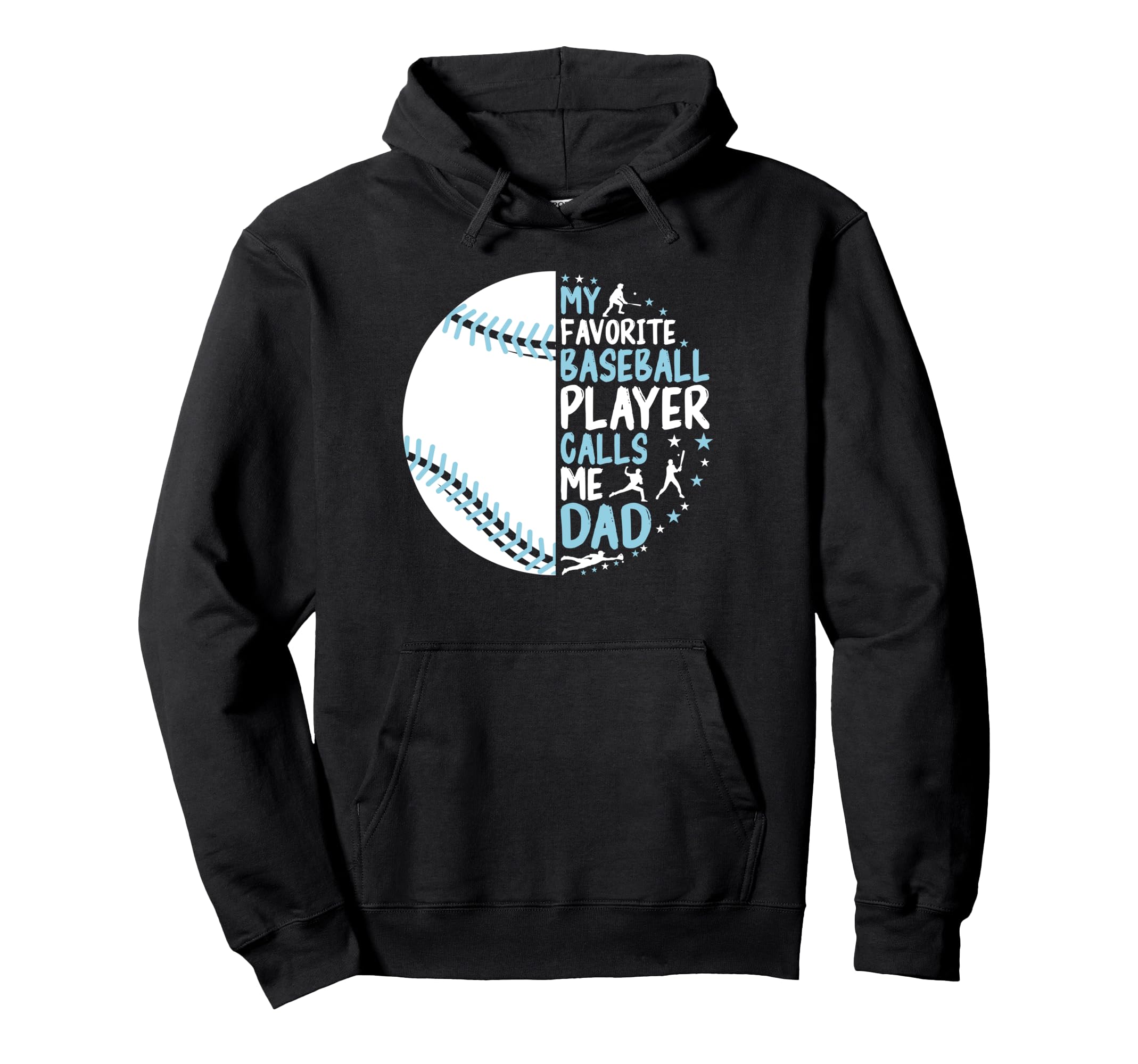 Baseball Parent My Favorite Baseball Hoodie - Casual Everyday Wear Unisex - T-Shirt, Sweatshirt, Hoodie