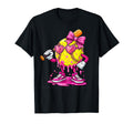 Softball Drip Ice Cream Game Day T-Shirt - Fun Novelty Design for Adults - T-Shirt, Sweatshirt, Hoodie