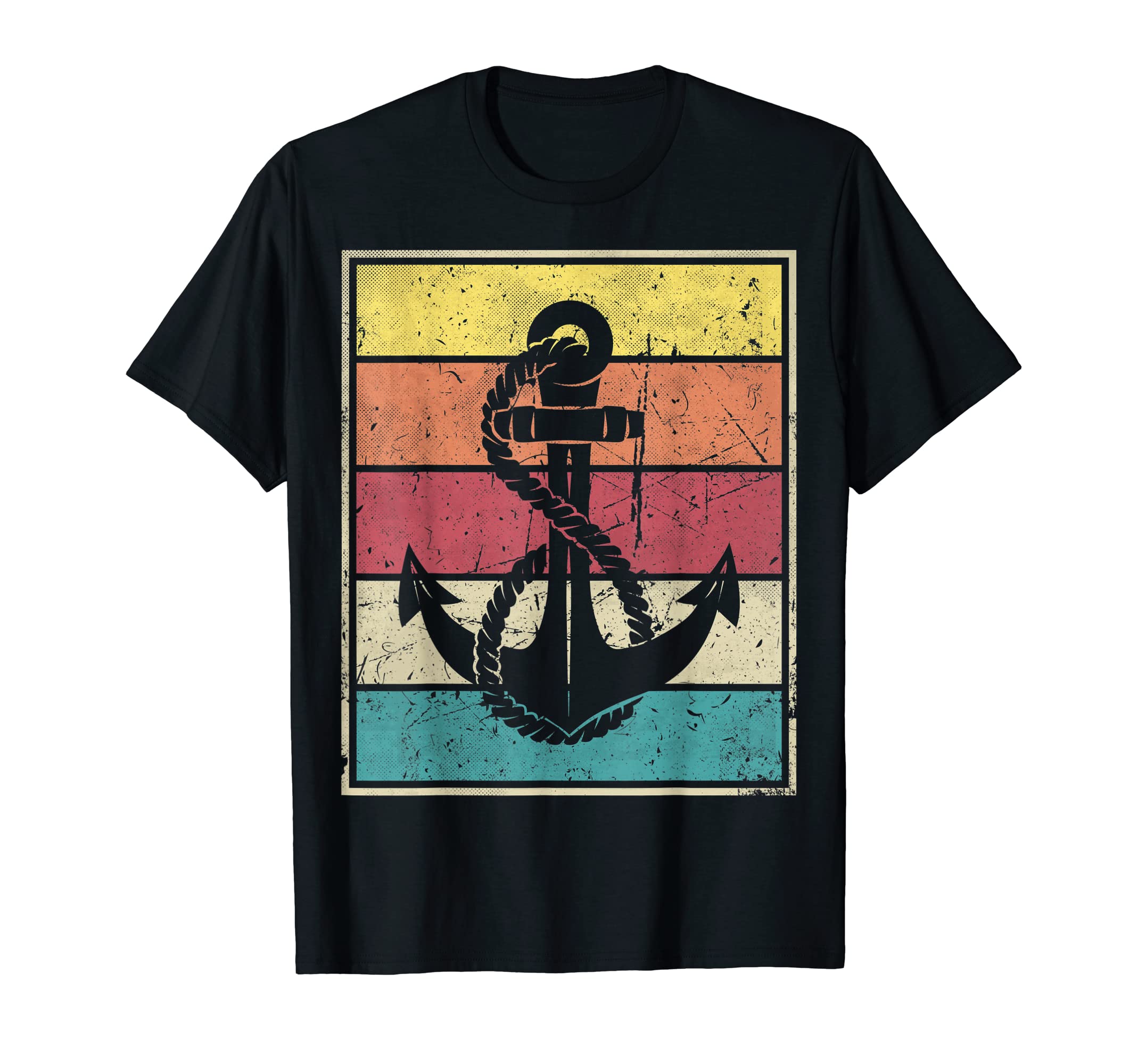 Anchor Stripes T-Shirt - Novelty Apparel Unisex - T-Shirt, Sweatshirt, Hoodie
