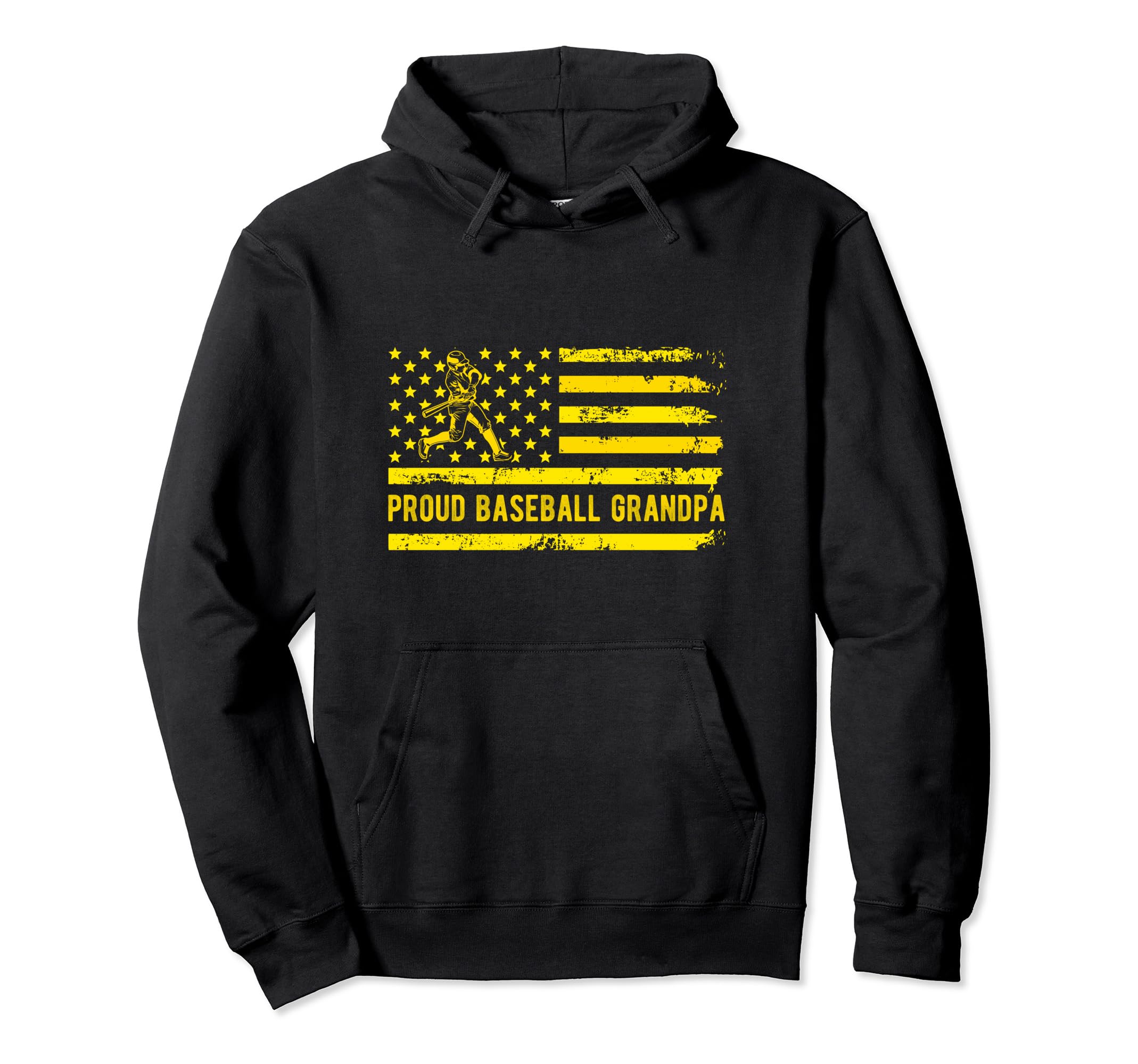 Proud Baseball Grandpa Family Hoodie - Casual Everyday Wear for Adults - T-Shirt, Sweatshirt, Hoodie