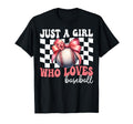 Just Who Loves Baseball Mom Mothers T-Shirt - Minimalist Print for Adults - T-Shirt, Sweatshirt, Hoodie