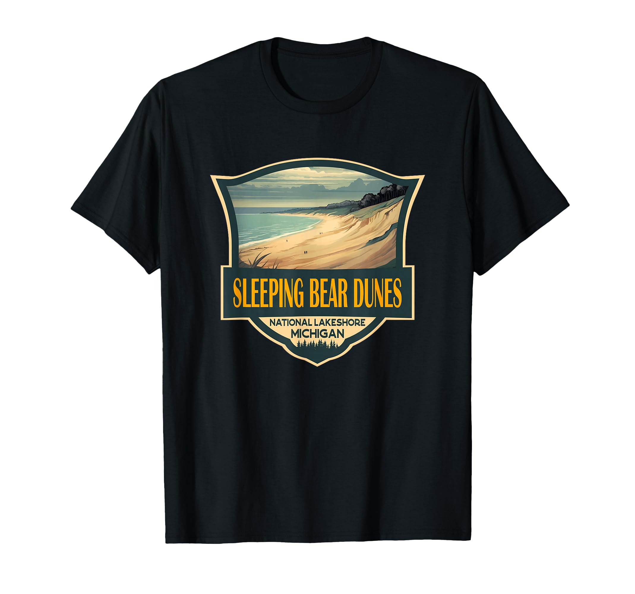 Sleeping Bear Dunes National Lakeshore T-Shirt - Novelty Apparel Unisex - T-Shirt, Sweatshirt, Hoodie