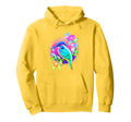 Vaporwave Kingfisher Flowers Aesthetic Hoodie - Trendy Graphic for Adults - T-Shirt, Sweatshirt, Hoodie