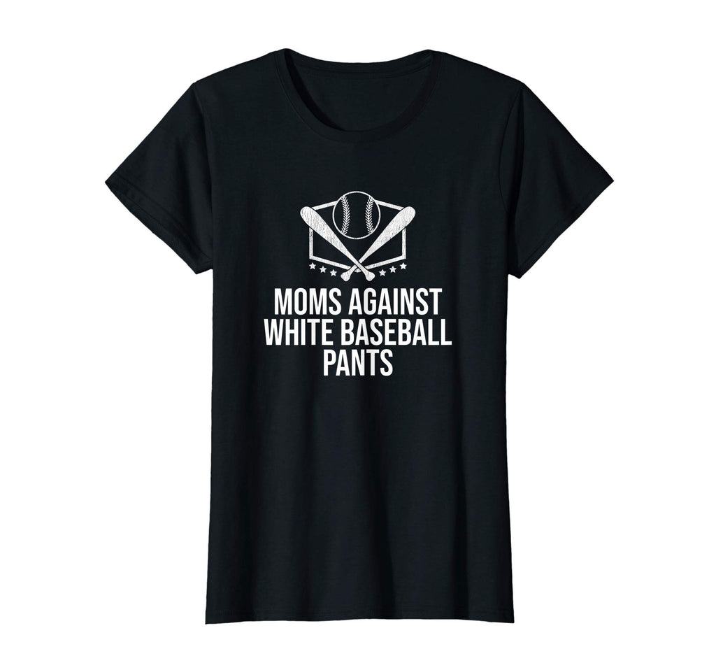 Womens Moms Against White Baseball T-Shirt - Custom Art Print for Adults - T-Shirt, Sweatshirt, Hoodie