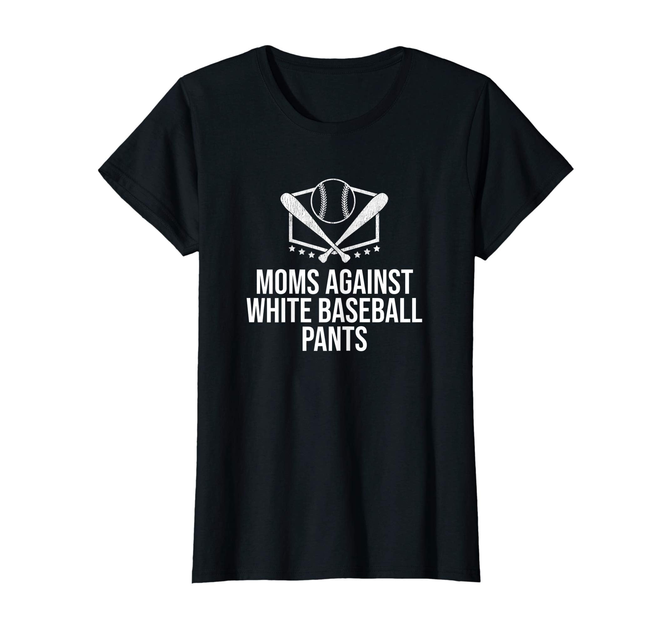 Womens Moms Against White Baseball T-Shirt - Custom Art Print for Adults - T-Shirt, Sweatshirt, Hoodie