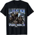 Funny Skeleton Meme I Love My Mom Very Much - Adult & Kids T-Shirts, Sweatshirts & Hoodies apparel design preview 1