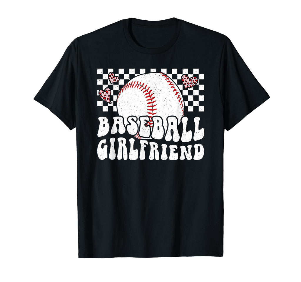 Baseball Girlfriend Groovy Baseball T-Shirt - Streetwear Style for Adults - T-Shirt, Sweatshirt, Hoodie
