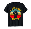 Blm Sunset Fist T-Shirt - Minimalist Print for Adults - T-Shirt, Sweatshirt, Hoodie