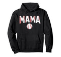 Baseball Mama Happy Mothers Day Baseball Hoodie - Graphic Print for Adults - T-Shirt, Sweatshirt, Hoodie