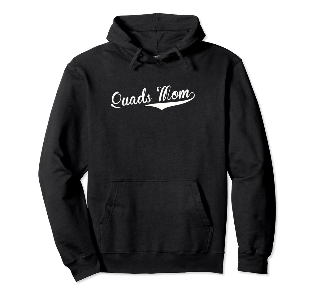 Quads Mom Baseball Fan Hoodie - Trendy Graphic Men Women - T-Shirt, Sweatshirt, Hoodie