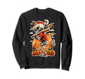 Baseball Skeleton Halloween Sweatshirt - Unique Graphic for Adults - T-Shirt, Sweatshirt, Hoodie