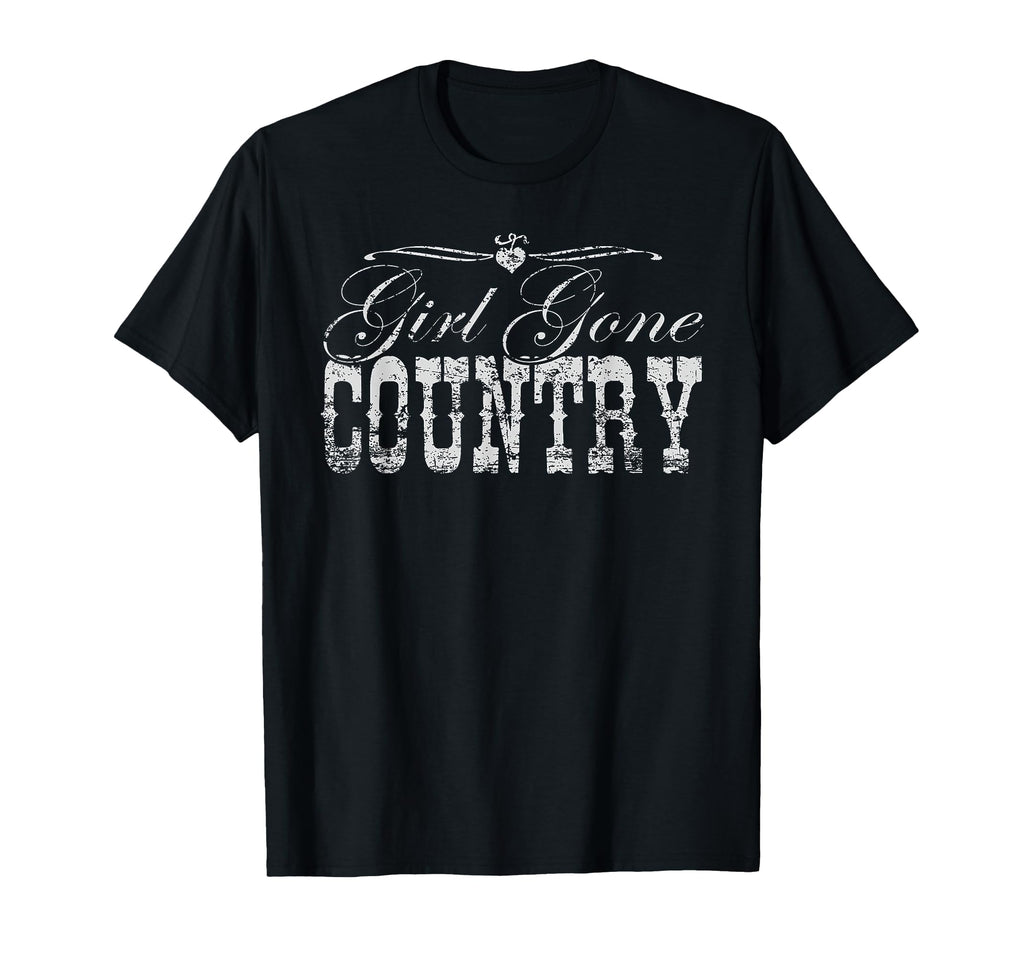 Gone Country T Shirts Sayings T-Shirt - Minimalist Print Men Women - T-Shirt, Sweatshirt, Hoodie