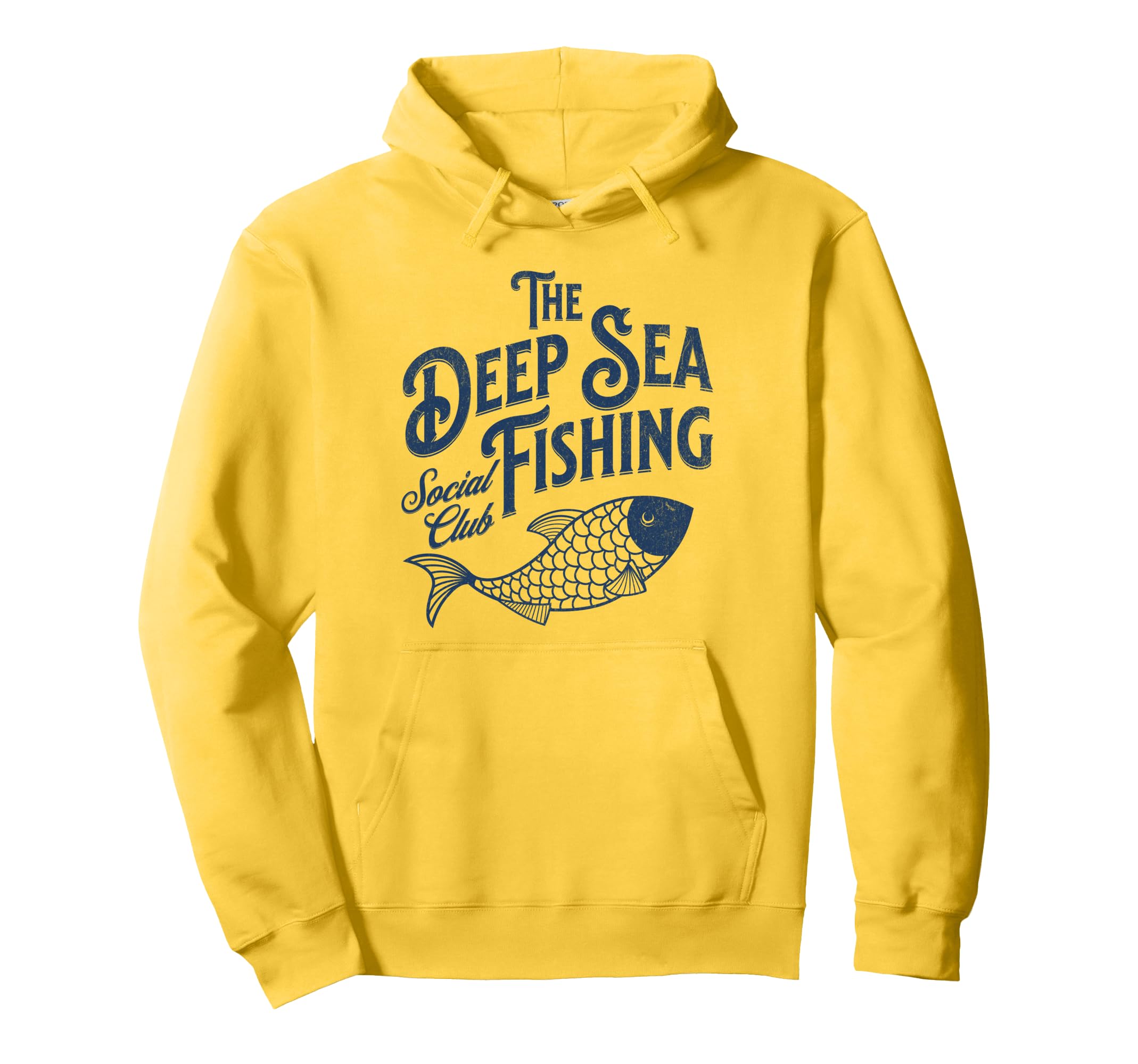 90S Fisherman Aesthetic Fish Trendy Hoodie - Fun Novelty Design Men Women - T-Shirt, Sweatshirt, Hoodie
