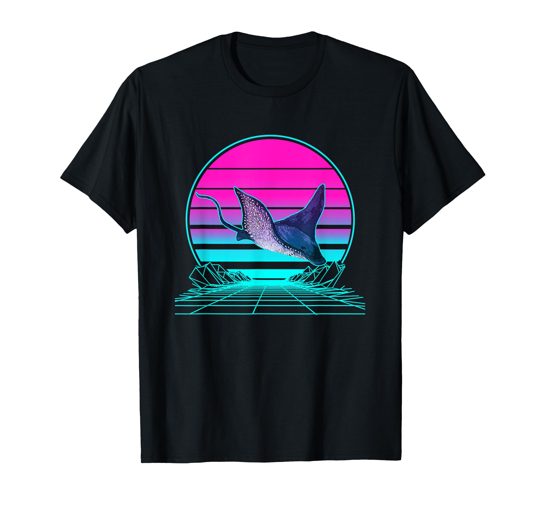 Sunset Stingray T-Shirt - Casual Everyday Wear Unisex - T-Shirt, Sweatshirt, Hoodie
