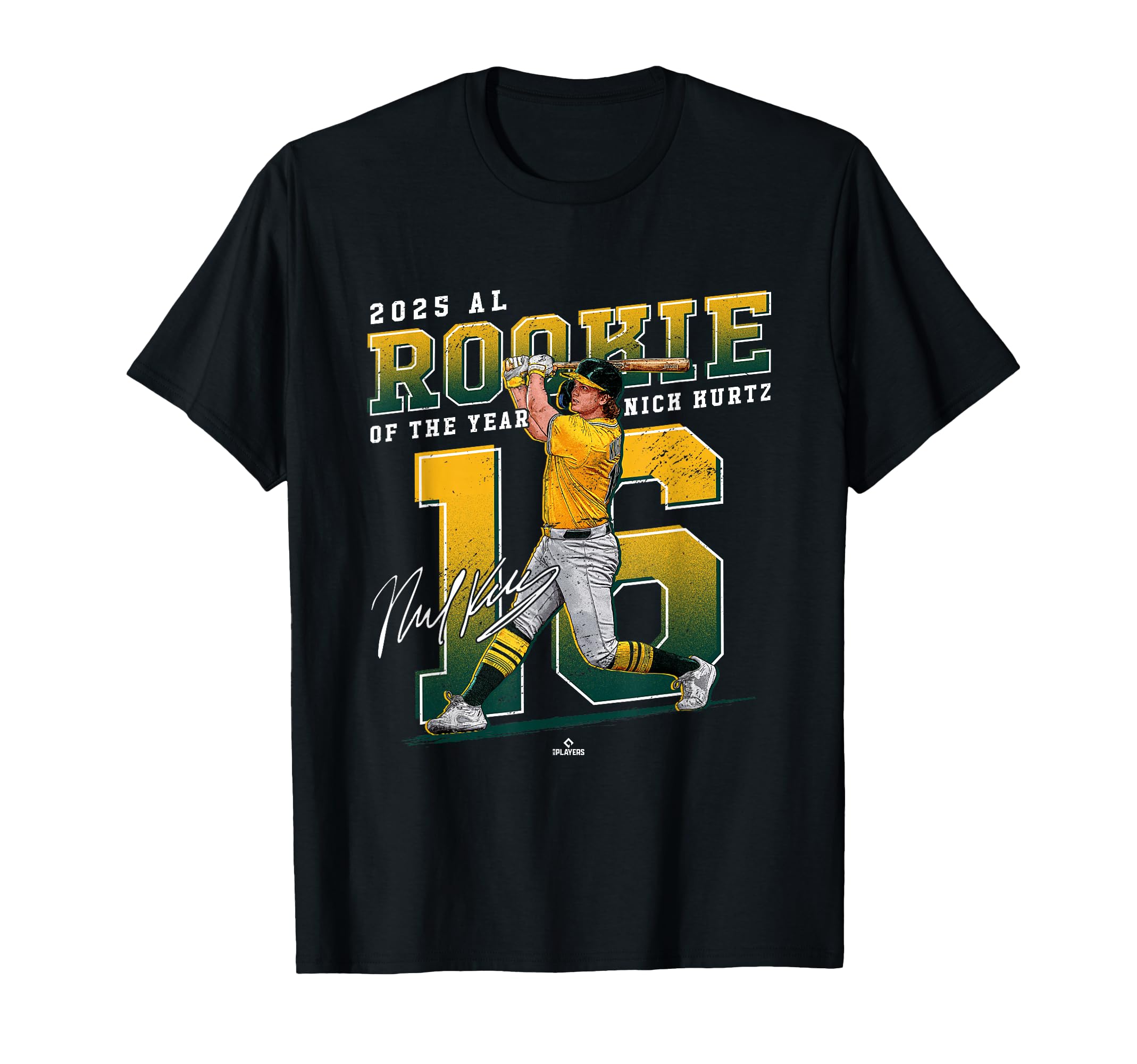 Nick Kurtz 2025 Al Rookie Year Oakland T-Shirt - Novelty Apparel Unisex - T-Shirt, Sweatshirt, Hoodie