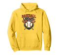 Baseball Mom Cheerleading Mama Cheer Mom Hoodie - Trendy Graphic Unisex - T-Shirt, Sweatshirt, Hoodie