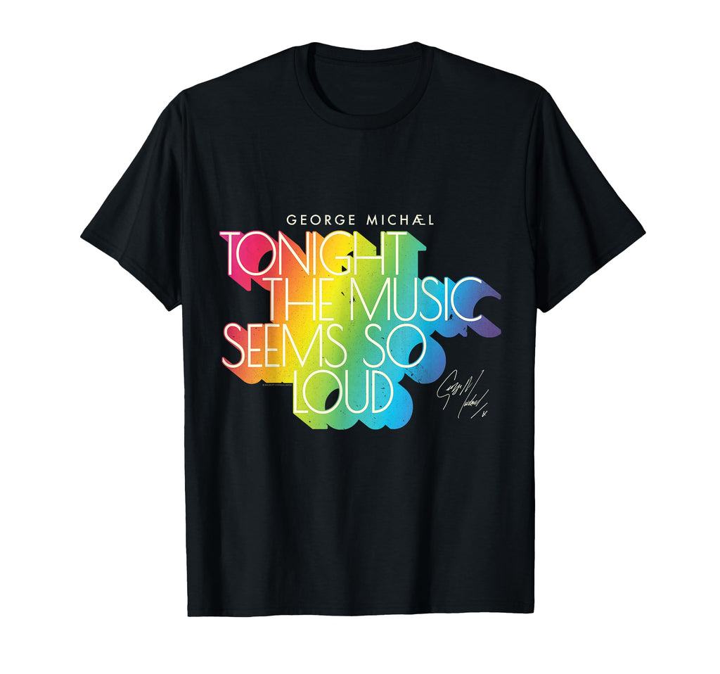 George Michael Tonight Music Rainbow T-Shirt - Graphic Print for Adults - T-Shirt, Sweatshirt, Hoodie