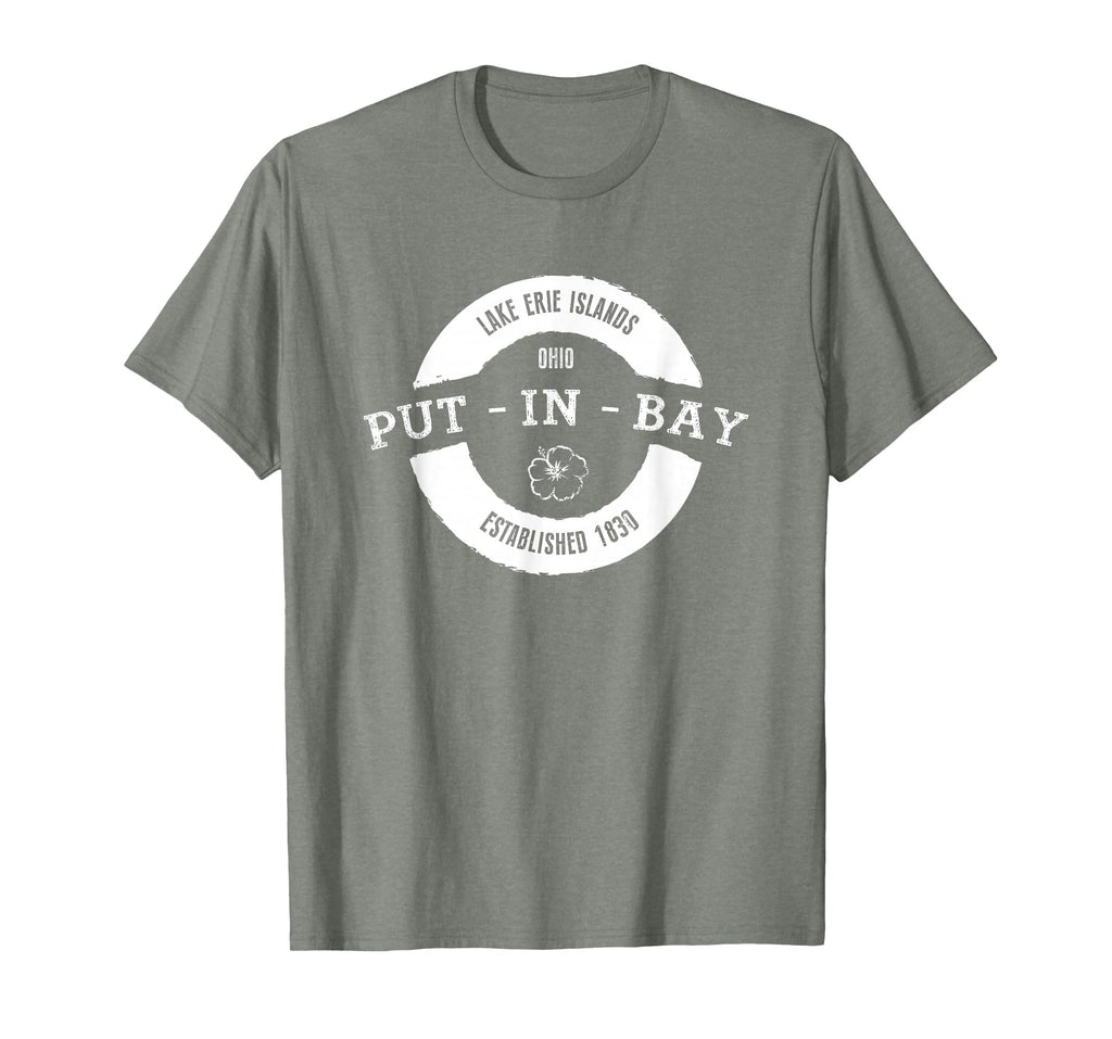 Put Bay Ohio Est 1830 Distressed T-Shirt - Streetwear Style for Adults - T-Shirt, Sweatshirt, Hoodie