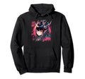 Goth Grunge Demon Anime Waifu Horror Hoodie - Aesthetic Graphic for Adults - T-Shirt, Sweatshirt, Hoodie