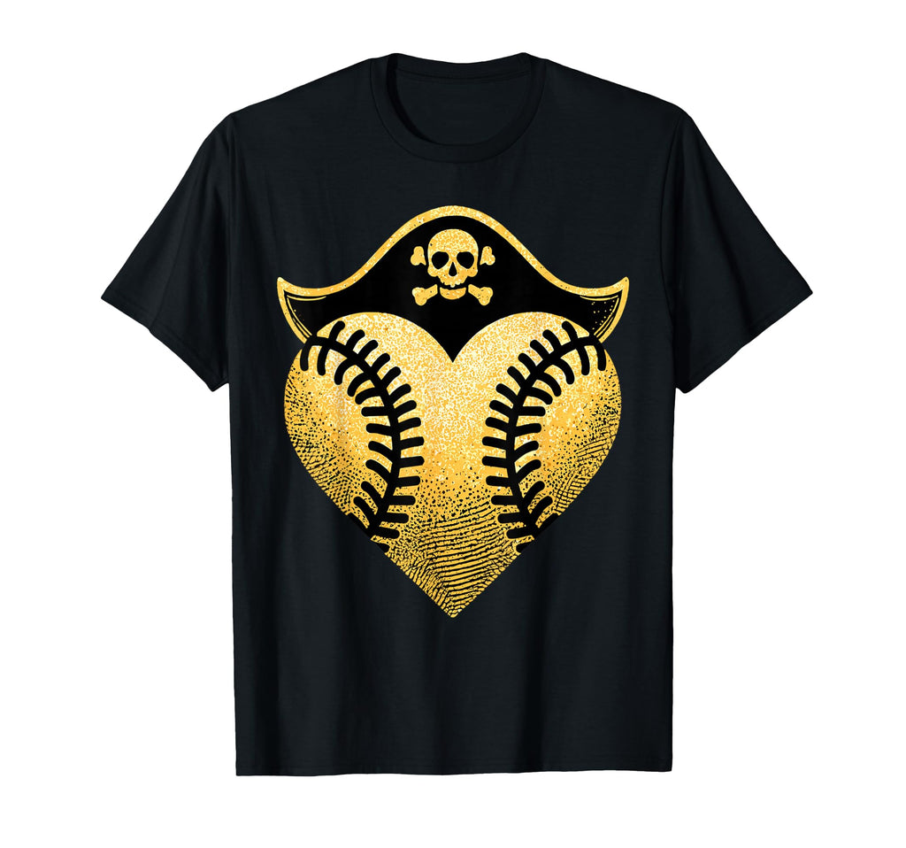 Baseball Pirate Baseball Player T-Shirt - Custom Art Print Unisex - T-Shirt, Sweatshirt, Hoodie